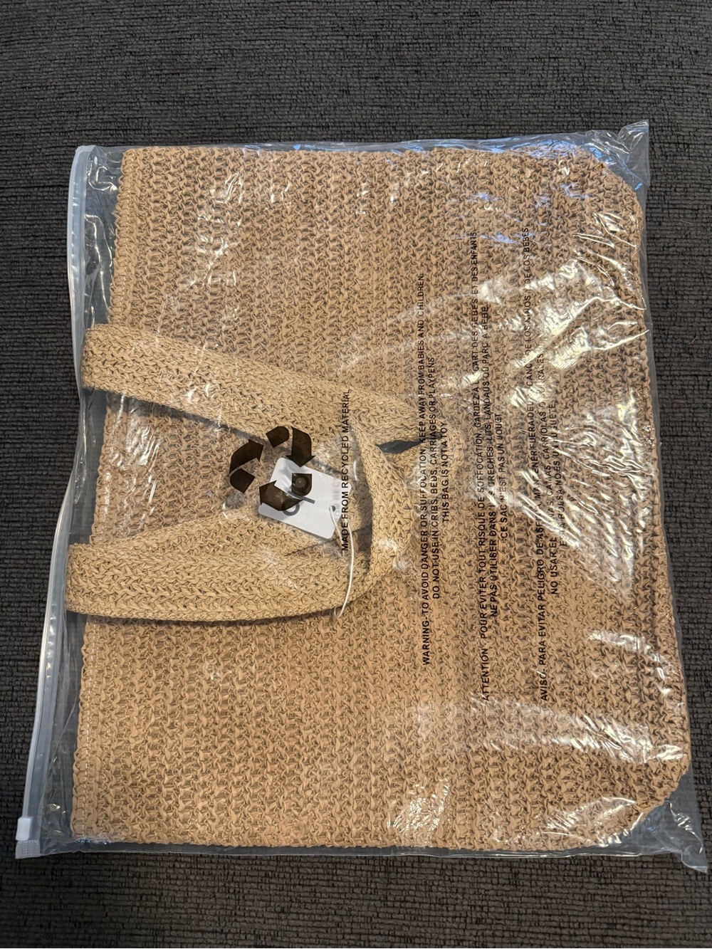 ALO Yoga Natural Woven Tote Bag - Picture 11 of 11
